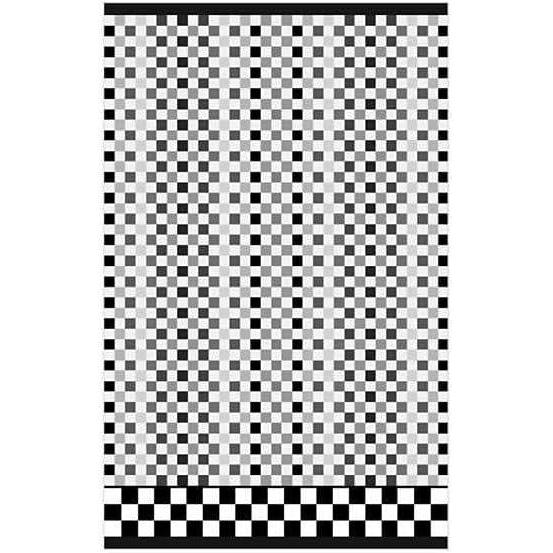 imageMACKENZIECHILDS Hand Towel Cute Decorative Hand Towel for Bathroom and Kitchen BlueandWhite Royal CheckMicro Check