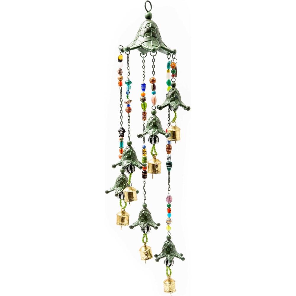 imageMACKENZIECHILDS Wind Chime Decorative Wind Chime for Outside Garden Decor Avant GardenAvant Garden