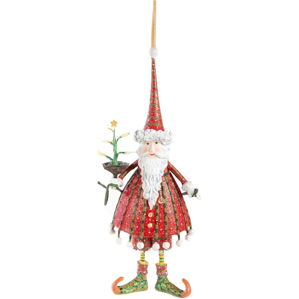 imageMacKenzieChilds Patience Brewster Dash Away Ornament Holiday Decor Mrs SantaSanta