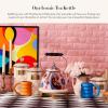 MACKENZIE-CHILDS 2-Quart Enamel Tea Kettle, Cute Tea Kettle for Stovetop, Queen Bee(Go Go)
