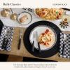 MACKENZIE-CHILDS 5-Piece Everyday Place Setting, Dishwasher-Safe Flatware Set, Black(Black)