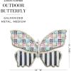 MACKENZIE-CHILDS Always Flowers Outdoor Butterfly Wall Decor(Medium)