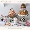 MACKENZIE-CHILDS Bake Shop Gingerbread House Cookie Jar, Christmas Cookie Jar, 24-Ounce Capacity