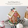 MACKENZIE-CHILDS Bake Shop Gingerbread House Cookie Jar, Christmas Cookie Jar, 24-Ounce Capacity