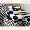 MACKENZIE-CHILDS Bath Towel, Cute Decorative Bathroom Towel, Blue-and-White Royal Check(Courtly Check)