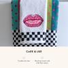 MACKENZIE-CHILDS Bath Towel, Cute Decorative Bathroom Towel, Blue-and-White Royal Check(Multicolor Stripe and Dot Confetti)