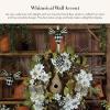 MACKENZIE-CHILDS Bee, Hanging Bee Decoration, Black-and-White Courtly Check