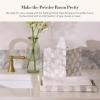 MACKENZIE-CHILDS Boutique Square Capiz Tissue-Box Cover, Decorative Tissue Holder, Gray-and-White Sterling Check(Sterling Check)