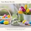 MACKENZIE-CHILDS Bunny Figure, Spring and Easter Rabbit Decor, Calico Foil Small Bunny