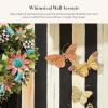 MACKENZIE-CHILDS Butterfly Duo, Hanging Butterfly Wall Decor, Garden Butterflies, Set of 2