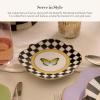 MACKENZIE-CHILDS Butterfly Toile Ceramic Bread and Butter Plate, 6 Inches