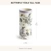 MACKENZIE-CHILDS Butterfly Toile Ceramic Vase, Unique Flower-Vase Decor, Tall