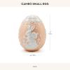 MACKENZIE-CHILDS Cameo Egg, Spring and Easter Rabbit Decor, Small(Small)