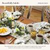 MACKENZIE-CHILDS Cheese Course, Cute Cheese Board and Serving Board for Charcuterie, Blue-and-White Royal Check(Sterling Check)
