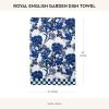MACKENZIE-CHILDS Cotton Dish Towel, Decorative Kitchen Towels, Royal English Garden