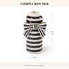 MACKENZIE-CHILDS Courtly Bow Vase, Unique Flower Vase, Decorative Table Decor for Living Room