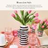 MACKENZIE-CHILDS Courtly Bow Vase, Unique Flower Vase, Decorative Table Decor for Living Room