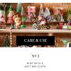 MACKENZIE-CHILDS Courtly Check Tin Sleigh, Christmas Tabletop Sled Decor