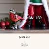MACKENZIE-CHILDS Cozy Christmas Cardinals, Winter Figurines for Home Decor, Set of 3