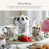 MACKENZIE-CHILDS Creamer and Sugar-Bowl Set, Cream Dispenser and Sugar Holder, Unique Kitchen Decor, Butterfly Toile