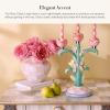 MACKENZIE-CHILDS Enamel Large Vase, Unique Flower-Vase Decor, Pink-and-White Rosy Check(Rosy Check)