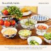 MACKENZIE-CHILDS Enamel Mixing Bowl Set, Small 5-Cup, Medium 10-Cup, and Large 16-Cup Serving Bowls for Entertaining, Set of 3, Blue-and-White Royal Check(Sterling Check)