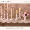 MACKENZIE-CHILDS Enamel Tumbler, Open Tumbler Cup, Cute Enamelware Cup, 10 Ounces, Black-and-White Courtly Check(Rosy Check)