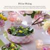 MACKENZIE-CHILDS Everyday Salad Serving Set, Stainless-Steel Salad Servers, Leather(Leather)