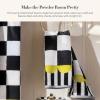 MACKENZIE-CHILDS Hand Towel, Cute Decorative Hand Towel for Bathroom and Kitchen, Blue-and-White Royal Check(Courtly Check)