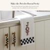 MACKENZIE-CHILDS Hand Towel, Cute Decorative Hand Towel for Bathroom and Kitchen, Blue-and-White Royal Check(Joy Check)