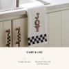 MACKENZIE-CHILDS Hand Towel, Cute Decorative Hand Towel for Bathroom and Kitchen, Blue-and-White Royal Check(Joy Check)