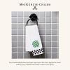 MACKENZIE-CHILDS Hand Towel, Cute Decorative Hand Towel for Bathroom and Kitchen, Blue-and-White Royal Check(Lucky Clover)