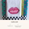 MACKENZIE-CHILDS Hand Towel, Cute Decorative Hand Towel for Bathroom and Kitchen, Blue-and-White Royal Check(Pucker Up Check)