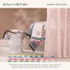 MACKENZIE-CHILDS Hand Towel, Cute Decorative Hand Towel for Bathroom and Kitchen, Blue-and-White Royal Check(Rainbow Heart Check)
