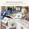 MACKENZIE-CHILDS Hand Towel, Cute Decorative Hand Towel for Bathroom and Kitchen, Blue-and-White Royal Check(Royal Check)