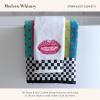 MACKENZIE-CHILDS Hand Towel, Cute Decorative Hand Towel for Bathroom and Kitchen, Blue-and-White Royal Check(Stripe and Dot Confetti)
