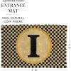 MACKENZIE-CHILDS Monogrammed Entrance Mat, Monogram Welcome Mat, Indoor/Outdoor Front-Door Mat, D(I)