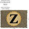 MACKENZIE-CHILDS Monogrammed Entrance Mat, Monogram Welcome Mat, Indoor/Outdoor Front-Door Mat, D(Z)