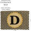 MACKENZIE-CHILDS Monogrammed Entrance Mat, Monogram Welcome Mat, Indoor/Outdoor Front-Door Mat, Y(D)