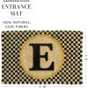 MACKENZIE-CHILDS Monogrammed Entrance Mat, Monogram Welcome Mat, Indoor/Outdoor Front-Door Mat, Y(E)