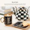 MACKENZIE-CHILDS My Mug, Decorative Ceramic Coffee Mug with Handle, T(F)