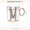MACKENZIE-CHILDS My Mug, Decorative Ceramic Coffee Mug with Handle, T(V)