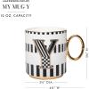 MACKENZIE-CHILDS My Mug, Decorative Ceramic Coffee Mug with Handle, T(Y)