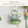 MACKENZIE-CHILDS Patience Brewster 12 Days Christmas Ornament, Christmas Tree Ornament, 4 Calling Birds(2 Turtle Doves)
