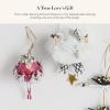 MACKENZIE-CHILDS Patience Brewster 12 Days Christmas Ornament, Christmas Tree Ornament, 4 Calling Birds(Ladies Dancing)