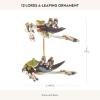 MACKENZIE-CHILDS Patience Brewster 12 Days Christmas Ornament, Christmas Tree Ornament, 4 Calling Birds(Lords A-leaping)