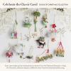 MACKENZIE-CHILDS Patience Brewster 12 Days Christmas Ornament, Christmas Tree Ornament, 4 Calling Birds(Maids A-milking)