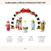 MACKENZIE-CHILDS Patience Brewster Carolers Figure Set, Cute Christmas Figurine Home Decor, 6 Pieces