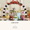 MACKENZIE-CHILDS Patience Brewster Carolers Figure Set, Cute Christmas Figurine Home Decor, 6 Pieces