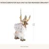 MACKENZIE-CHILDS Patience Brewster Dash Away Christmas Ornament, Indoor Christmas Decorations for The Christmas Tree, Dasher(Blitzen Reindeer)